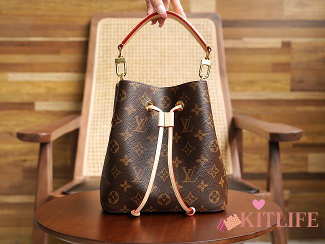 Kitlife Louis Vuitton Néonoé BB Bag Brown Monogram Canvas M46581 20x20x13cm - 1