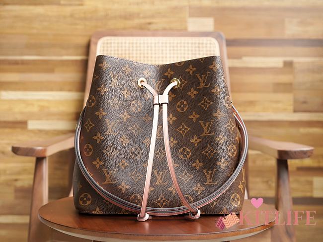 Kitlife Louis Vuitton NéoNoé MM Bag Rose Pink M44022 26x26x17.5cm - 1