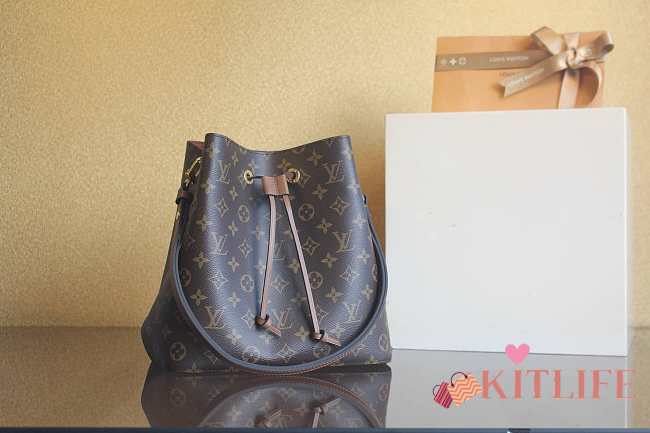 Kitlife Louis Vuitton NéoNoé MM Bag Caramel Brown M44887 26x26x17.5cm  - 1