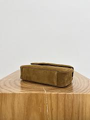 Kitlife Saint Laurent Lou Lou Bag Brown Suede 801437 24x14x7cm - 6