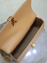 Kitlife Saint Laurent Solferino Medium in Beige Box Bag 832330 24.5x15x8.5cm  - 5
