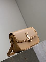 Kitlife Saint Laurent Solferino Medium in Beige Box Bag 832330 24.5x15x8.5cm  - 4