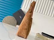 Kitlife Saint Laurent Le 5 À 7 Supple Small In Brown Suede 713938 23x22x8.5cm - 2