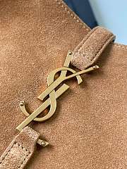 Kitlife Saint Laurent Le 5 À 7 Supple Small In Brown Suede 713938 23x22x8.5cm - 5