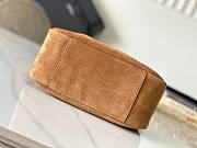 Kitlife Saint Laurent Le 5 À 7 Supple Small In Brown Suede 713938 23x22x8.5cm - 6