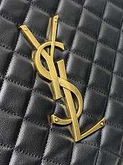 Kitlife Saint Laurent Icare Medium In Black Quilted Nappa Bag 858191 31/46x28x15/5cm - 3