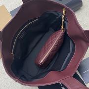Kitlife Saint Laurent Icare Medium In Burgundy Quilted Nappa Bag 858191 31/46x28x15/5cm  - 6