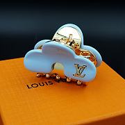 Kitlife Louis Vuitton Blue Metal Hair Clip - 5