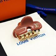 Kitlife Louis Vuitton Dark Brown Metal Hair Clip - 6