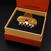 Kitlife Louis Vuitton Brown Metal Hair Clip - 3