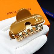 Kitlife Louis Vuitton Brown Metal Hair Clip - 2