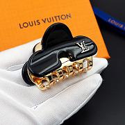 Kitlife Louis Vuitton Black Metal Hair Clip  - 2