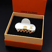 Kitlife Louis Vuitton White Metal Hair Clip - 5