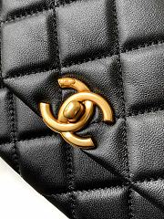 Kitlife Chanel 25 Camellia Pearl Square Bag Black 15x22x5.5cm - 5