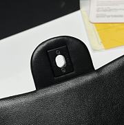 Kitlife Chanel So Black Square Classic Black Quilted Lambskin Mini Bag 18x14x7cm - 4