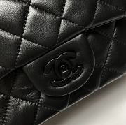 Kitlife Chanel So Black Square Classic Black Quilted Lambskin Mini Bag 18x14x7cm - 2