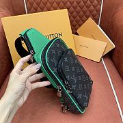 Kitlife Louis Vuitton Avenue PM Crossbody Bag Bamboo Green M25891 16x33x5.7cm - 3