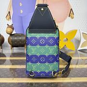 Kitlife Louis Vuitton Avenue Slingbag PM BBlue Stripes M26419 16x5.7x33cm - 5