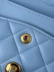 Kitlife Chanel 23 Blue CF Bag With Light Gold Hardware 14.5x23x6cm  - 2