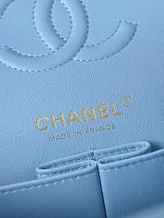Kitlife Chanel 23 Blue CF Bag With Silver Hardware 14.5x23x6cm  - 2