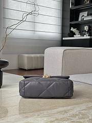 Kitlife Chanel 19 Medium Flap Bag Grey AS1160 26x9x16cm - 6