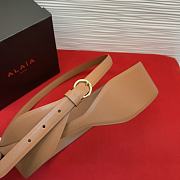 Kitlife Alaia Waist Belt In Brown 7cm - 2