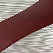 Kitlife Alaia Waist Belt In Burgundy 7cm - 3