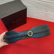 Kitlife Alaia Waist Belt In Black 7cm - 1