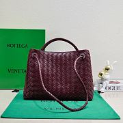 Kitlife Bottega Veneta Andiamo Bag Burgundy 743572 32x24x12cm - 6