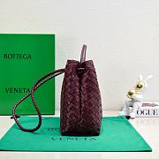 Kitlife Bottega Veneta Andiamo Bag Burgundy 743572 32x24x12cm - 4