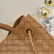 Kitlife Bottega Veneta Andiamo Bag Brown 743572 32x24x12cm  - 6