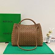 Kitlife Bottega Veneta Andiamo Bag Brown 743572 32x24x12cm  - 5