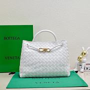 Kitlife Bottega Veneta Andiamo Bag White 743572 32x24x12cm - 1