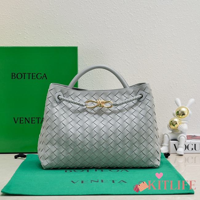 Kitlife Bottega Veneta Andiamo Bag Grey 743572 32x24x12cm - 1