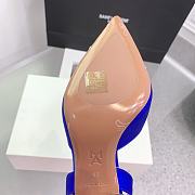 Kitlife Amina Muaddi Rosie 95mm Crystal-embellished High-heeled Pumps in Blue - 5