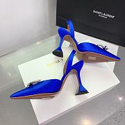 Kitlife Amina Muaddi Rosie 95mm Crystal-embellished High-heeled Pumps in Blue - 2