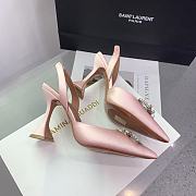 Kitlife Amina Muaddi Rosie 95mm Crystal-embellished High-heeled Pumps in Light Pink - 2