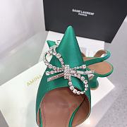 Kitlife Amina Muaddi Rosie 95mm Crystal-embellished High-heeled Pumps in Green - 3