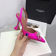 Kitlife Amina Muaddi Rosie 95mm Crystal-embellished High-heeled Pumps in Pink - 4