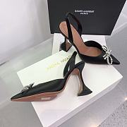 Kitlife Amina Muaddi Rosie 95mm Crystal-embellished High-heeled Pumps in Black - 4