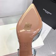 Kitlife Amina Muaddi Rosie 95mm Crystal-embellished High-heeled Pumps in Silver - 5