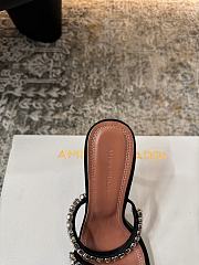 Kitlife Amina Muaddi Rosie 100mm Runway-ready Style Pumps in Black - 5