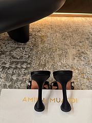 Kitlife Amina Muaddi Rosie 100mm Runway-ready Style Pumps in Black - 4