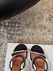 Kitlife Amina Muaddi Rosie 100mm Runway-ready Style Pumps in Black - 2