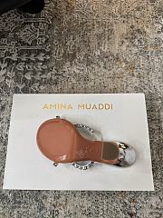 Kitlife Amina Muaddi Rosie 100mm Runway-ready Style Pumps in Silver - 3