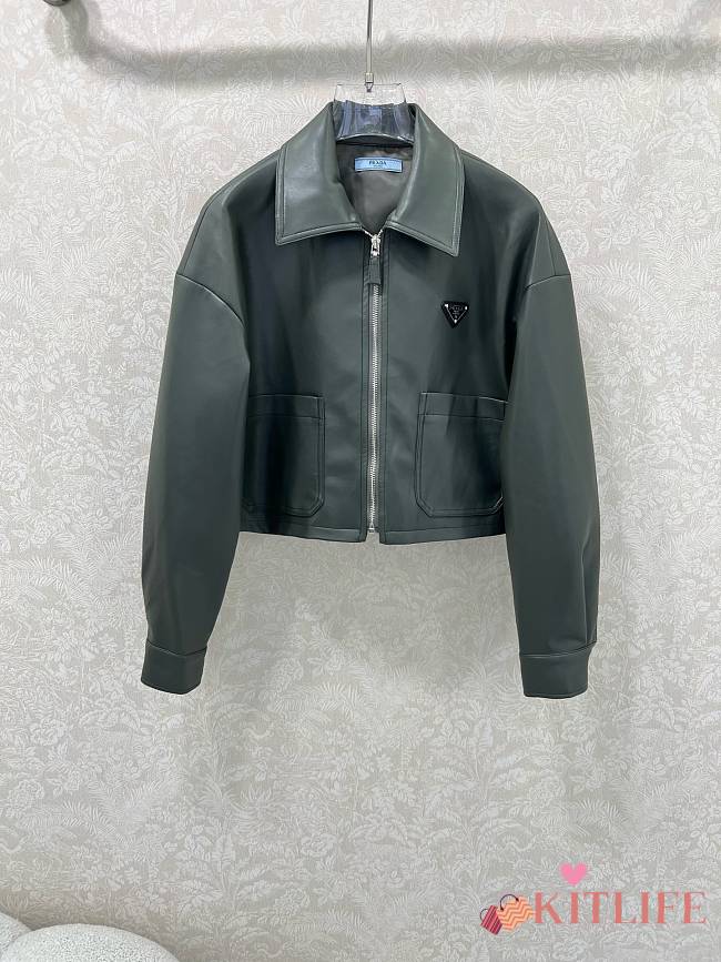 Kitlife Prada 25 Black Leather Jacket - 1