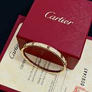 Kitlife Cartier Red & Crystal Diamond Bracelet in Gold - 6