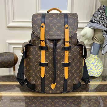 Kitlife Louis Vuitton Christopher MM Backpack Yellow M13202 38x44x12.5cm