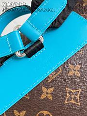 Kitlife Louis Vuitton Christopher MM Backpack Blue M13202 38x44x12.5cm - 5