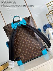 Kitlife Louis Vuitton Christopher MM Backpack Blue M13202 38x44x12.5cm - 2